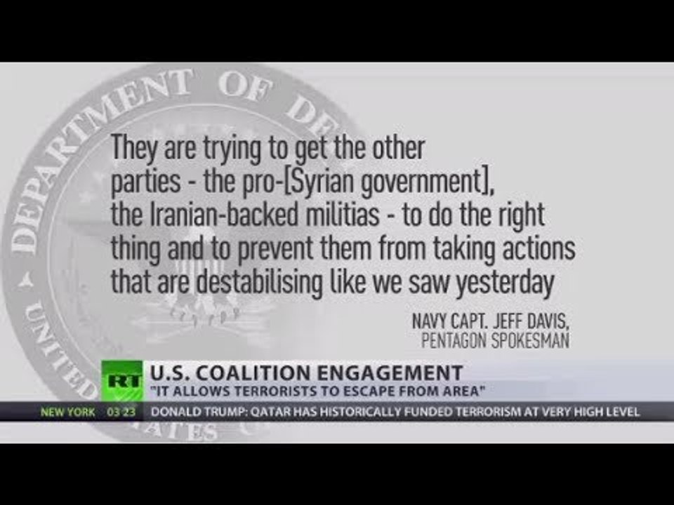 'Very helpful' Pentagon praises Russia for calming tensions in Syria after coalition airstrikes