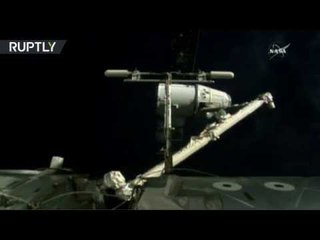 SpaceX Dragon CRS-9 cargo ship heads back to Earth