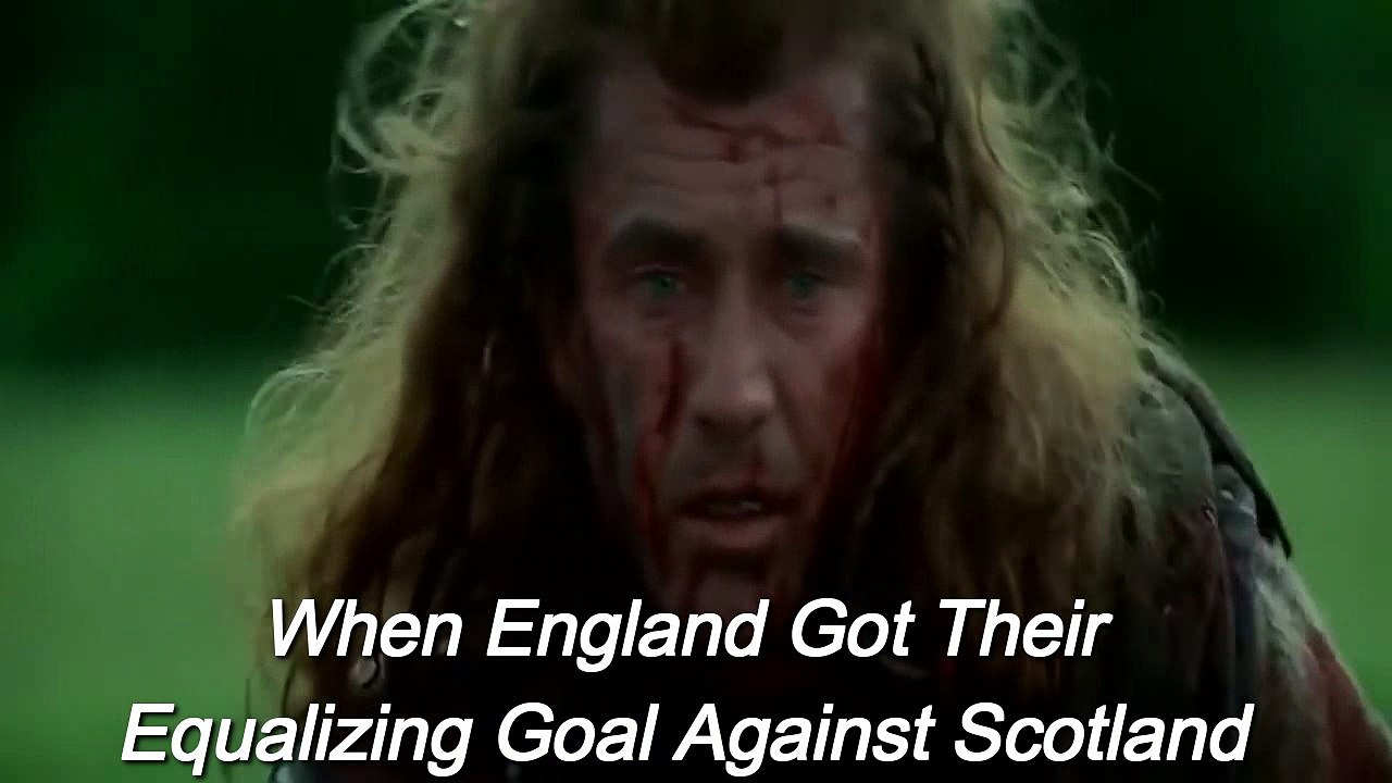 When England Got Their Equalizing Goal Against Scotland