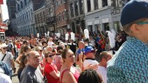 Procession sous le soleil pour le Doudou à Mons