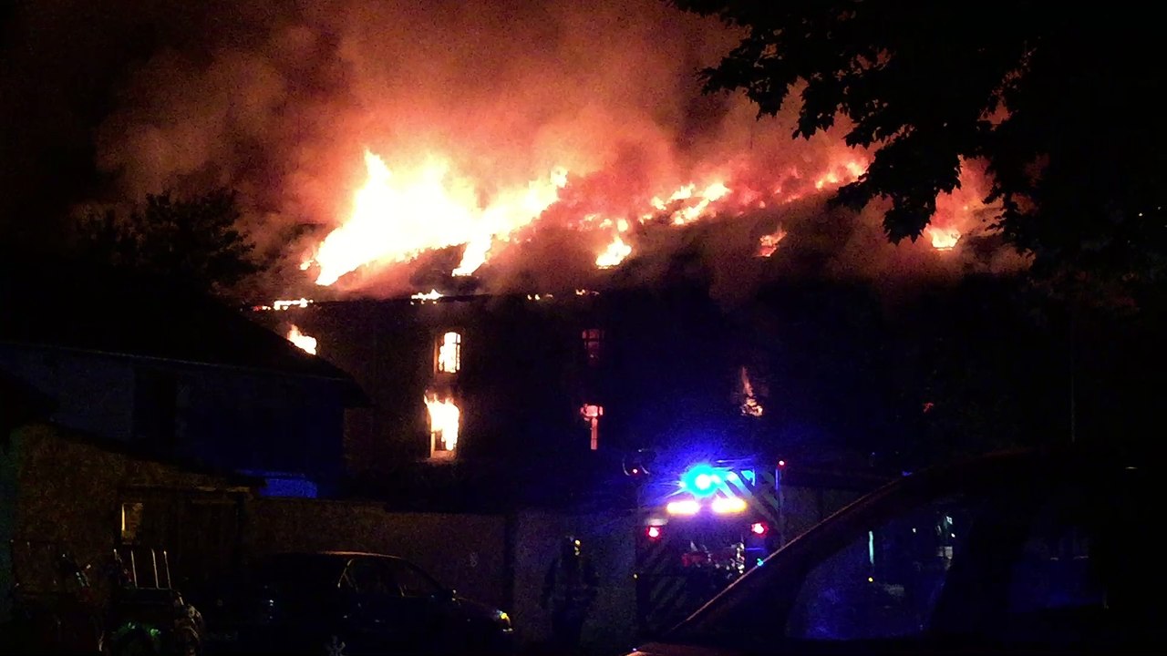 Incendie à Pont-de-Beauvoisin