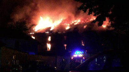Incendie à Pont-de-Beauvoisin