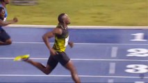 Jamaican Usain Bolt races in final event on home soil