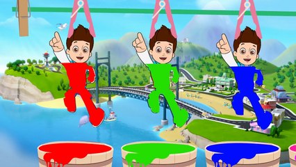 Learn Colors for Kids with balls. Paw Patrol transforms with 3D color balls. Children learn colors