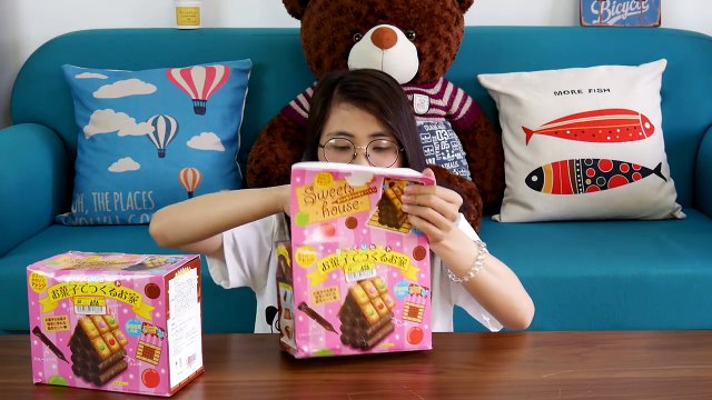 ĐỒ CHƠI LÀM NGÔI NHÀ CHOCOLATE MINI NHẬT BẢN - THƠ NGUYỄN - THO NGUYEN