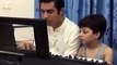 Iqrar Ul Hassan Teaching His Son How To Play Piano