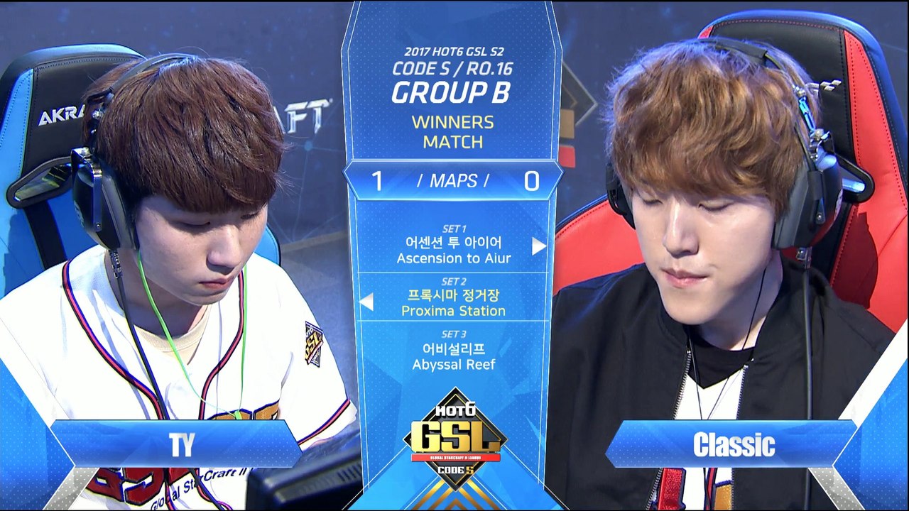 [3/5] GSL 2017  RO.16 GROUP B: aLive / Classic / TY / INnoVation