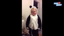 Sweet Little Girl Dressed Up In A Panda Costume - Daily Heart Beat