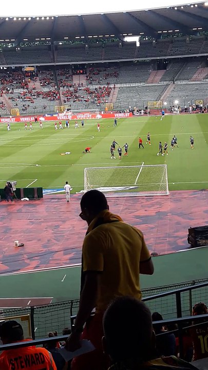 Match  Belgique -  République - Tchèque 05/06/2017