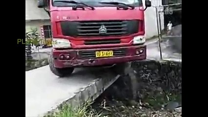 Extreme Truck Fail Under The Bridge