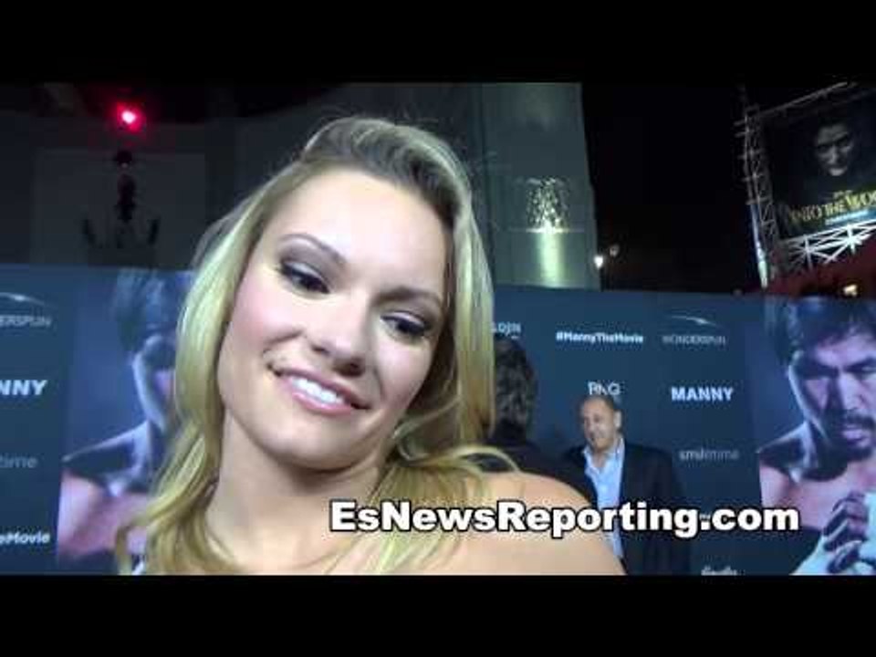 Model Caitlin O'Connor Big Fan Of Manny Pacquiao - EsNews Boxing