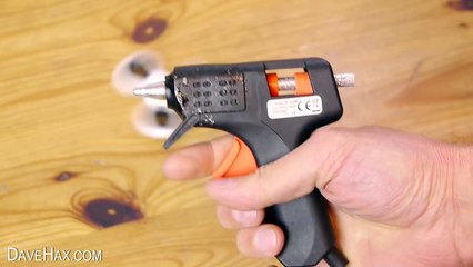 DIY Fidget Spinner and Coin Holder - Hot Glue Gun