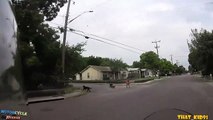 Dogs Attack Motorcycle Riders  _ PoRescues Dogs