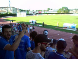 Finale Coupe du Gers 2017: L'entrée sur la pelouse vue du Kop