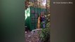 Chilling moment police find kala Brown Chained in Container