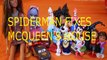 Toy SPIDERMAN FIXES MCQUEEN'S HOUSE + ROCHELLE BARBIE SWIPER SKYE SMURF OLAF MINION DIEGO MOANA ELSA MINNIE MOUSE