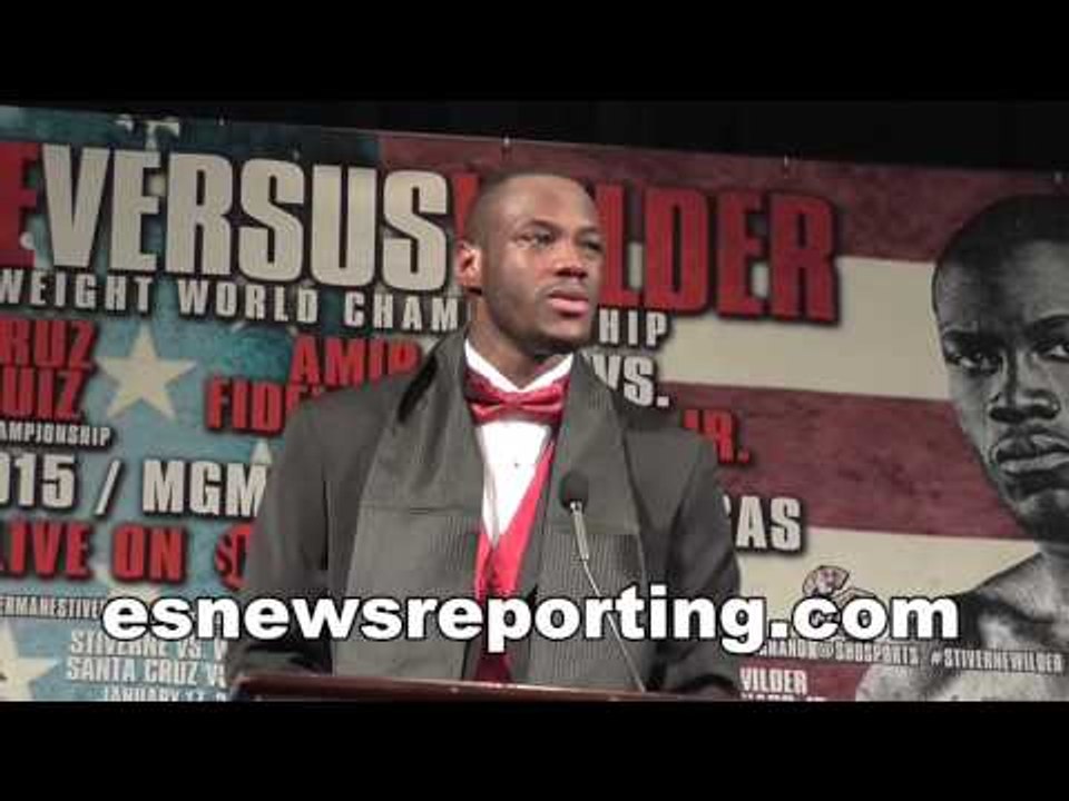 Deontay Wilder vs Bermane Stiverne Post Fight Presser - esnews boxing