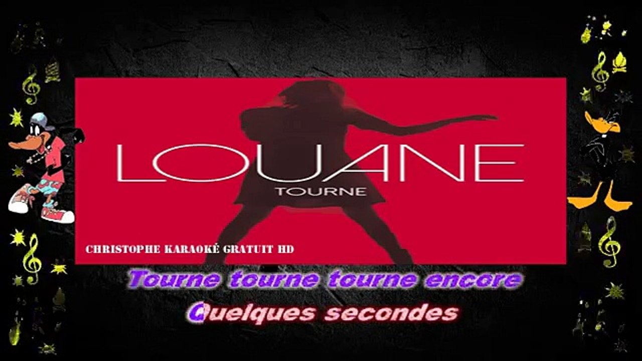 Louane - Tourne KARAOKE / INSTRUMENTAL