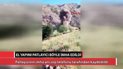 Download Video: Bingöl'de tuzaklanmış patlayıcı imha edildi