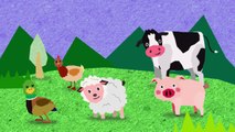 Finger Family Song Farm Animals _ Animals Finger Family Song _ Nursery Rhymes fo