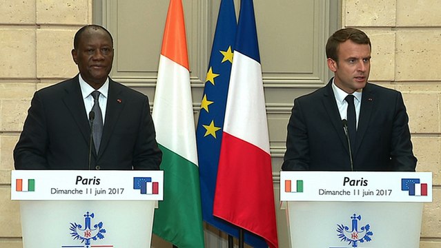 Déclaration conjointe d'Emmanuel Macron avec M. Alassane OUATTARA, Président de la République de Côte d’Ivoire