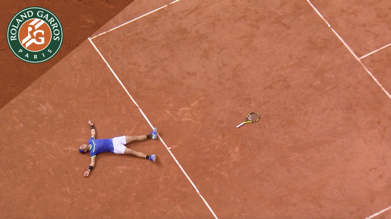 Roland-Garros 2017 : Rafael Nadal, de son premier point en 2005 au dernier point en 2017