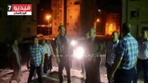 بالفيديو.. محافظ المنيا يتفقد أعمال رصف مساكن عمارات تبارك
