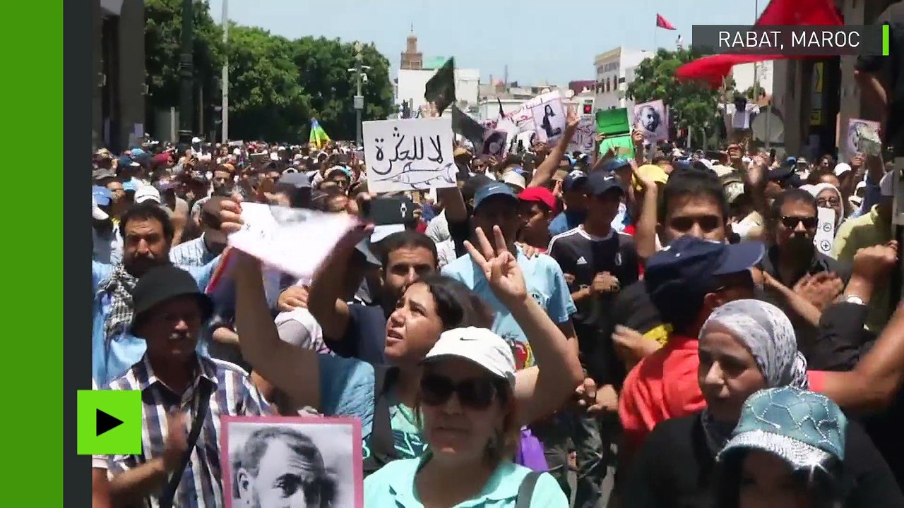 «Libérez les prisonniers» : manifestation anti-gouvernementale à Rabat, au Maroc