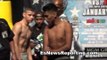 Cesar Quinonez vs Joan Valenzuela Weigh In and face off - EsNews boxing