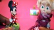 Toy MASHA & THE BEAR  STEAL MINNIE MOUSE'S BOYFRIEND + MINIION SPIDERMAN HOMECOMING MARVEL