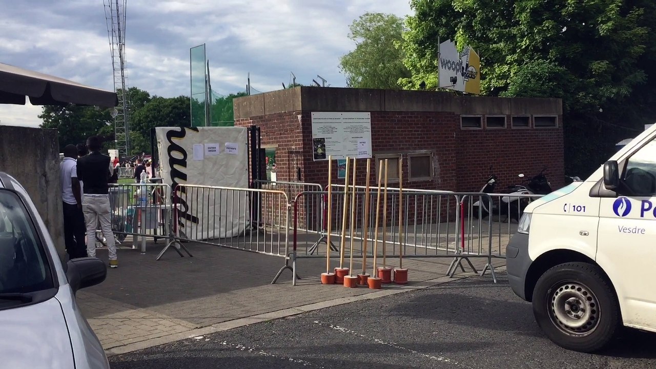 Verviers: incidents à la mi-temps du match de gala opposant Verviers à Bruxelles