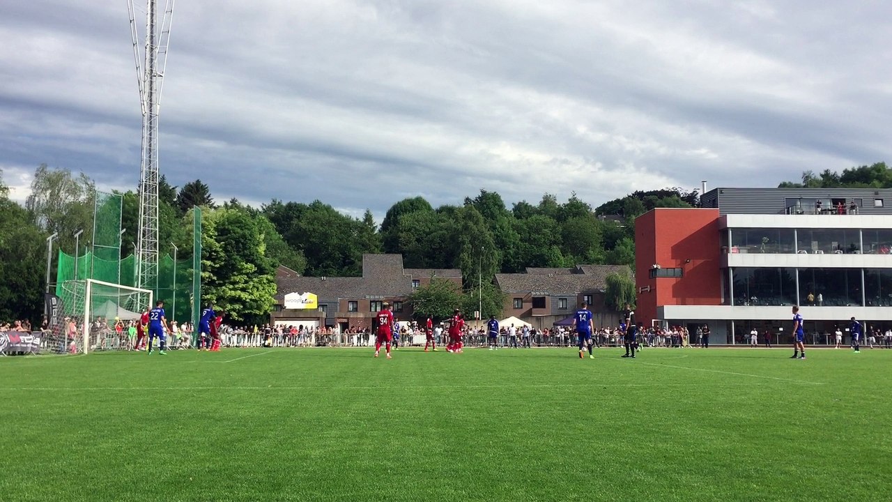 Verviers: second goal de Verviers lors du match de gala opposant Verviers à Bruxelles