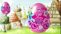 My Little Pony Unpacking chocolate surprise eggs withtoys collection Kinder Surprise toys,Animated game cartoons 2017