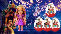 Disney Princess Rapunzel Kinder Surprise Eggs Doll Kids Toys,Animated game cartoons 2017