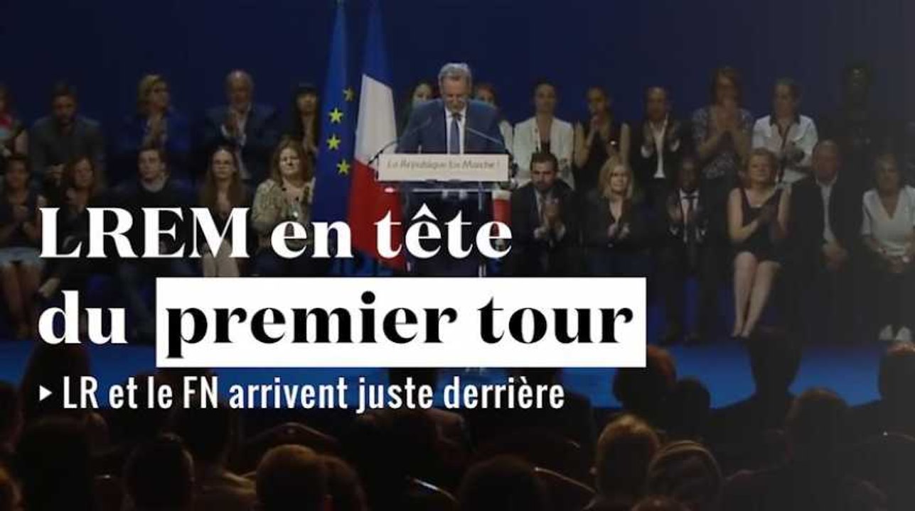 Premiers résultats : La République en marche en tête du premier tour des législatives