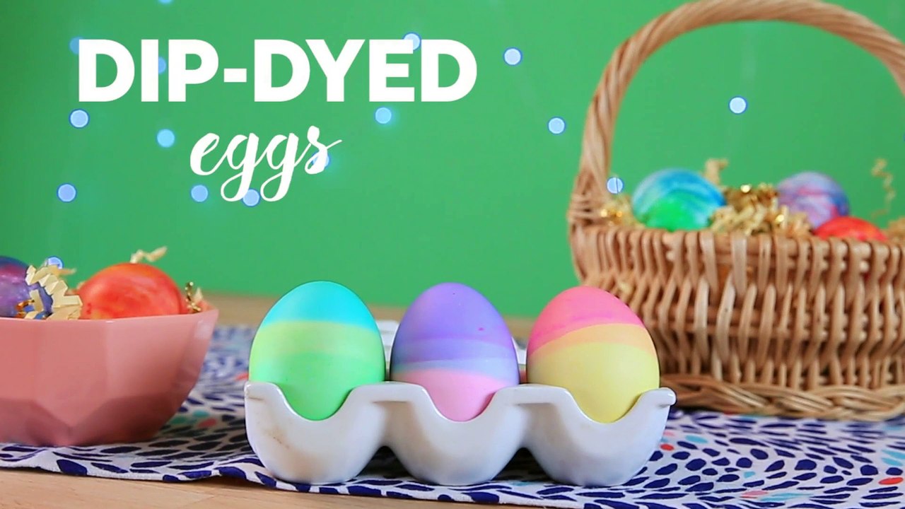 How to Make Dip-Dyed Eggs