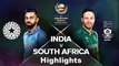 HIGHLIGHTS- India vs South Africa ICC Champions Trophy 2017 – The Oval, 11 June 2017
