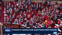 i24NEWS DESK | France's legislative elections first round | Sunday, June 11th 2017