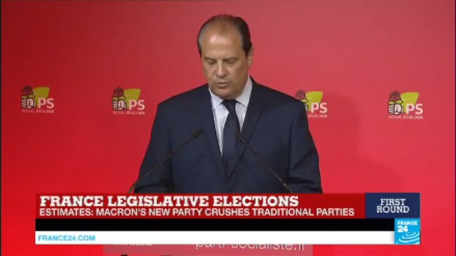France Legislative Election: Socialist party Leader addresses voters on Tremendous Defeat