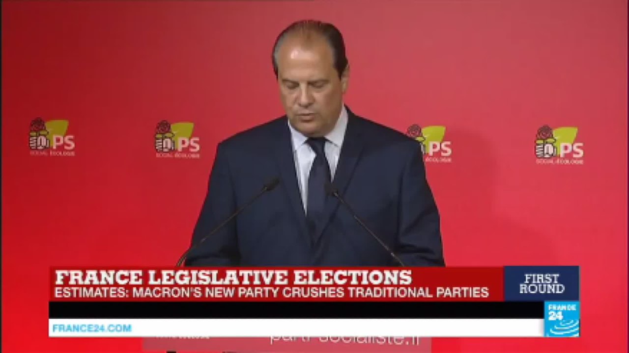 France Legislative Election: Socialist party Leader addresses voters on "Tremendous Defeat"