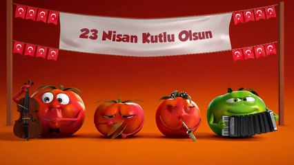 Tatlı Domatesler Çocuk Bayramı,Çocuklar için çizgi filmler 2017