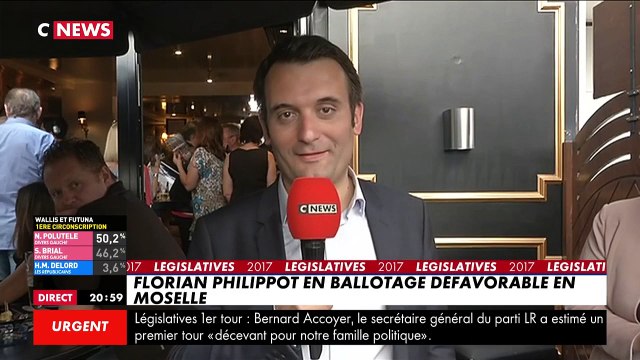 Florian Philippot commente ses résultats aux législatives