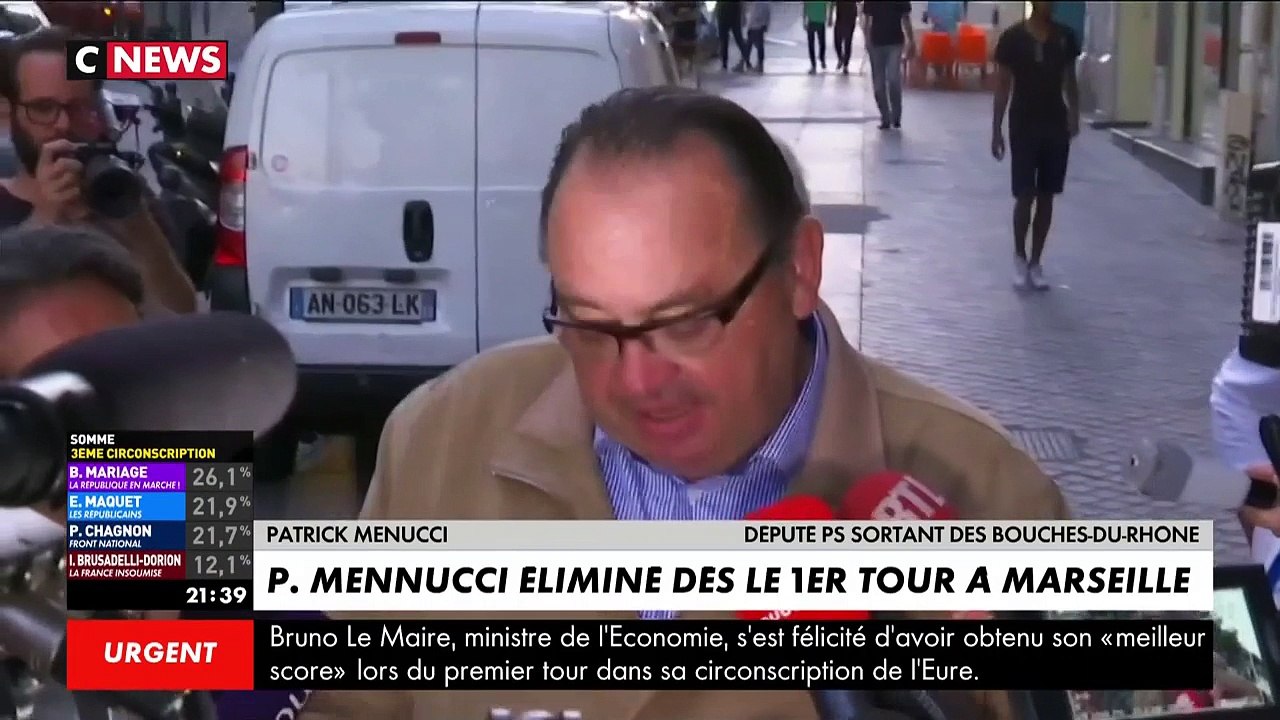 Patrick Mennucci éliminé dès le 1er tour à Marseille