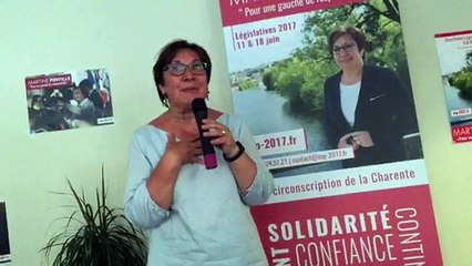 Les larmes de Martine Pinville