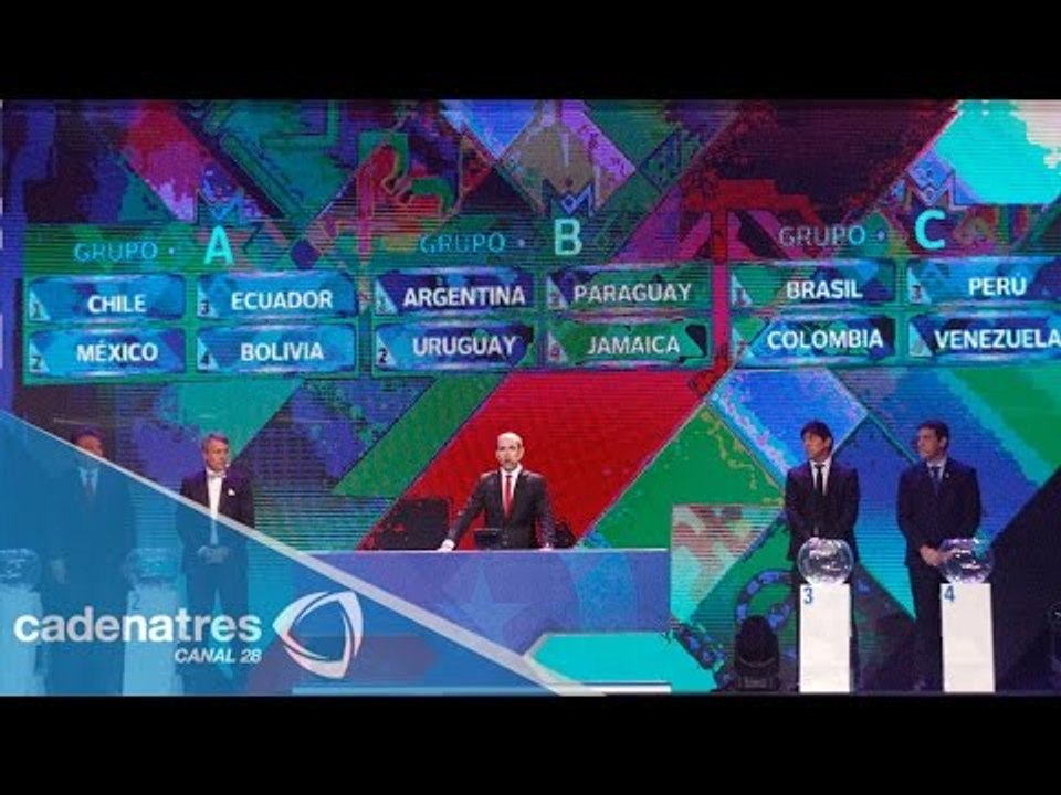 México jugará con Chile, Ecuador y Bolivia en Grupo A de Copa América 2015