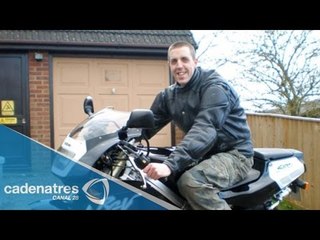 Motociclista graba su propia muerte