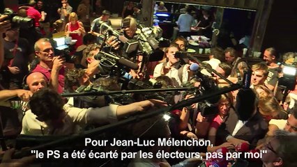 Mélenchon : "le PS a été écarté par les électeurs, pas par moi"