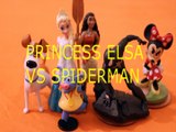 Toy PRINCESS ELSA VS SPIDERMAN + MAX TSLOP BENNY MOANA MINNIE MOUSE DISNEY FROZEN HOMECOMING
