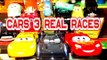 Cars 3 Real Races with Lightning McQueen Jackson Storm Cruz Ramirez in Radiator Springs