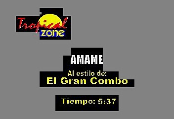 Amame - El Gran Combo (Karaoke)